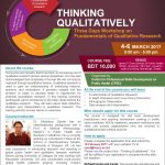 Workshop: THINKING QUALITATIVELY