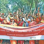 Manusher Jonno Foundation observes first day of ‘16 Days of Activism’