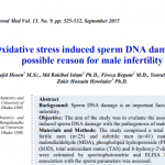 Oxidative stress induced sperm DNA damage, a possible reason for male infertility