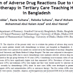 Pattern of Adverse Drug Reactions Due to Cancer Chemotherapy in Tertiary Care Teaching Hospital in Bangladesh