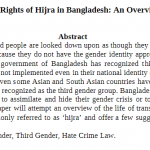 The Rights of Hijras in Bangladesh: An Overview