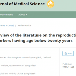 A narrative review of the literature on the reproductive health of female sex workers having age below twenty years