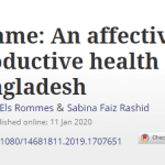 Experiencing shame: An affective reading of the sexual and reproductive health and rights classroom in Bangladesh