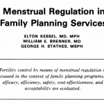 Menstrual Regulation in Family Planning Services