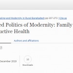 Gendered Politics of Modernity: Family Planning and Reproductive Health