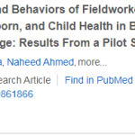 Enhancing the Knowledge and Behaviors of Fieldworkers to Promote Family Planning and Maternal, Newborn, and Child Health in Bangladesh Through a Digital Health Training Package: Results From a Pilot Study