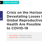 Crisis on the Horizon: Devastating Losses for Global Reproductive Health Are Possible Due to COVID-19