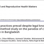 Harmful practices prevail despite legal knowledge: a mixed-method study on the paradox of child marriage in Bangladesh