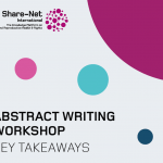 Key takeaways from the Abstract Writing Workshop
