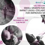 Call for Concept Notes: Issuing Small Grants to Improve SRMNCAH